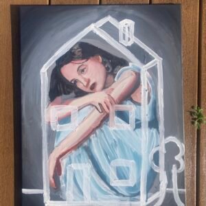 Childhood trauma original painting